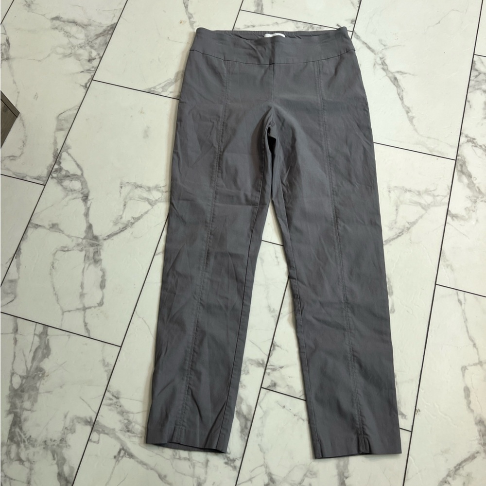 New Directions Gray Chinos Straight-Leg Casual